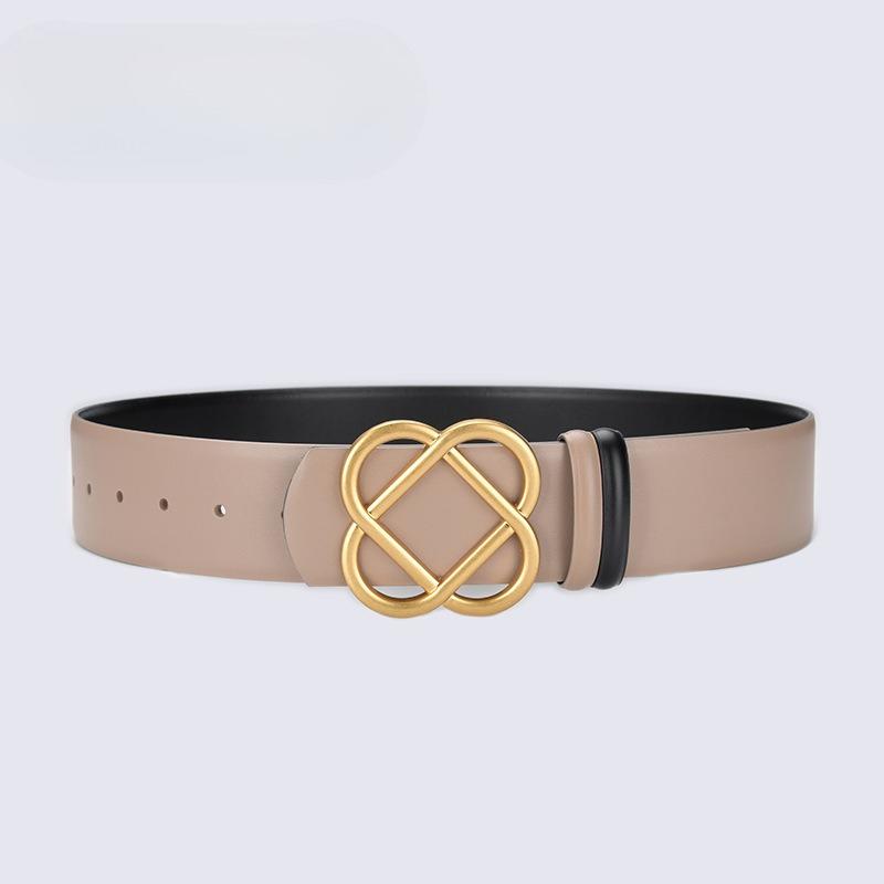 A Fully Matched Genuine Leather Belt, Suitable for The Decorative Dress of Women's Coats, and For The Belt of Windbreakers