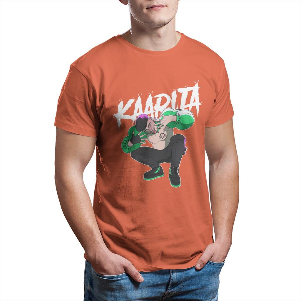 Kaarija Eurovision Cha Cha Cha Men's T Shirt  Leisure Tee Shirt Short Sleeve Crew Neck T-Shirt Cotton Classic Clothes