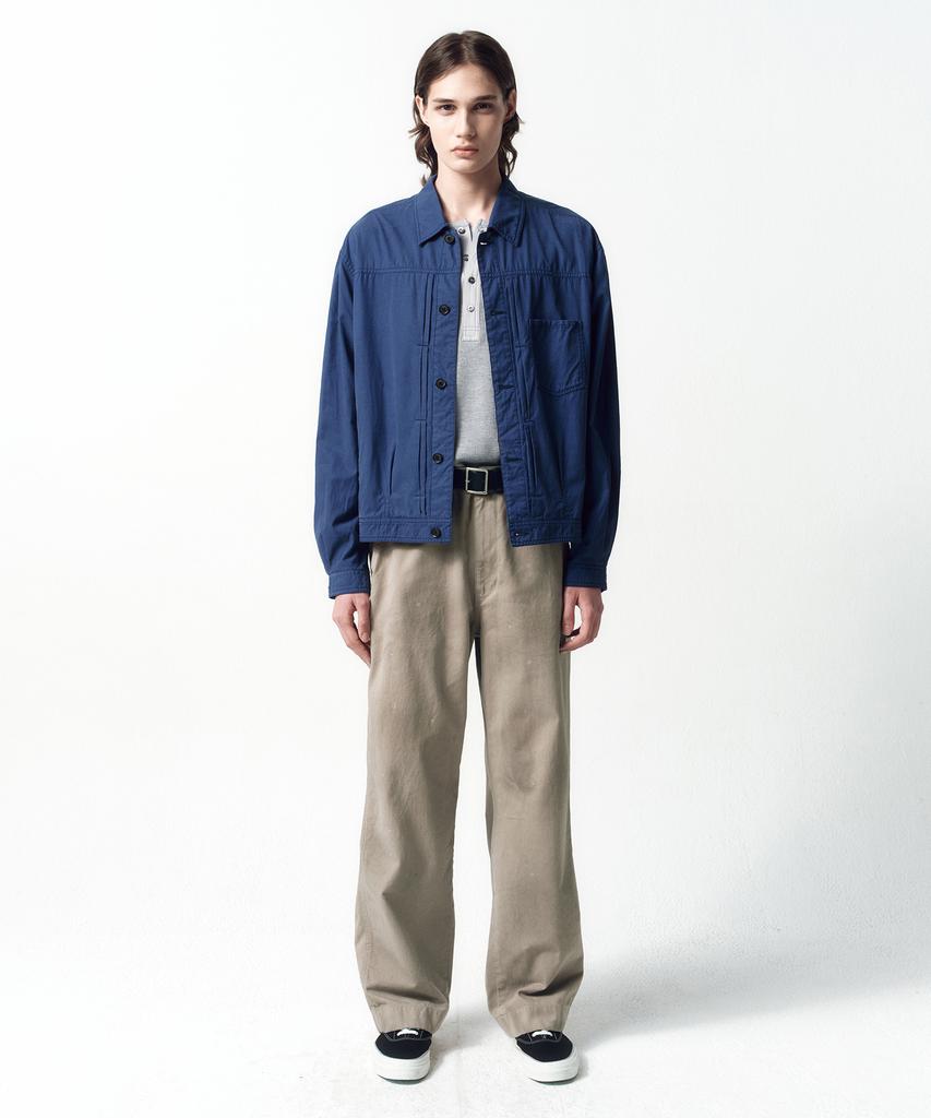 INSILENCE Vintage Officer Chino Pants Ash Beige