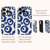 Blue Eye Dot Phone Case for IPhone 16 15 14 13 12 11 X XS XR XSMAX 7 8 Pro Max Plus Double-layer Back Cover