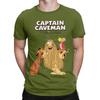 Classic Pose Funny Graphic 100 Cotton Tshirt Captain Caveunisex Tops Tees For Unisex