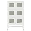 Highboard White 68 X 39 X 123 Cm Steel