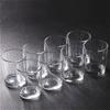 6pcs Sets Thick Bottom Glass Cup Household Baijiu Goblet Shot Glass High End Small Wine Glass Classic Wine Utensils Drinkware