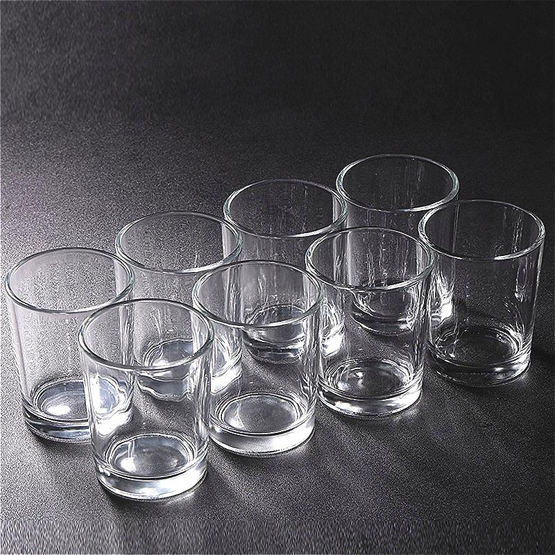 6pcs Sets Thick Bottom Glass Cup Household Baijiu Goblet Shot Glass High End Small Wine Glass Classic Wine Utensils Drinkware