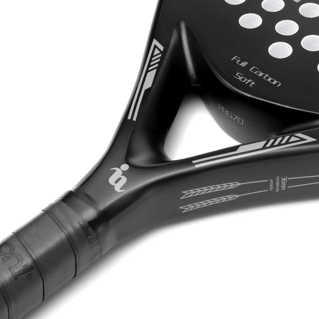 Padel 670 Tenisové rakety, Rakety na paddle tenis z uhlíkových vlákien s jadrom z peny EVA Memory Flex, Ľahká raketa na paddle pre Pop tenis