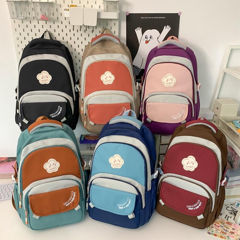 New Spring and Summer Versatile Casual Cute Fashionable Student Schoolbag Multi Purpose Large-capacity Quality Backpack