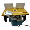 Mesa de Fresadora de Aleación de Aluminio S8 con Respaldo de Baquelita y Regla de Empuje