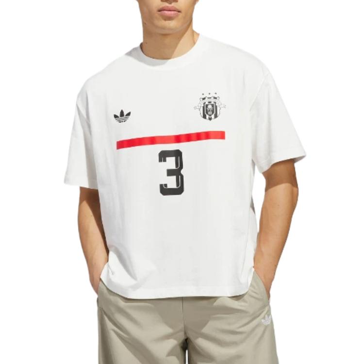 Adidas Originals Jabbar Ss26 Solid Color Short Sleeve Crew Neck Comfortable T-Shirt Unisex Tops KB7848 M