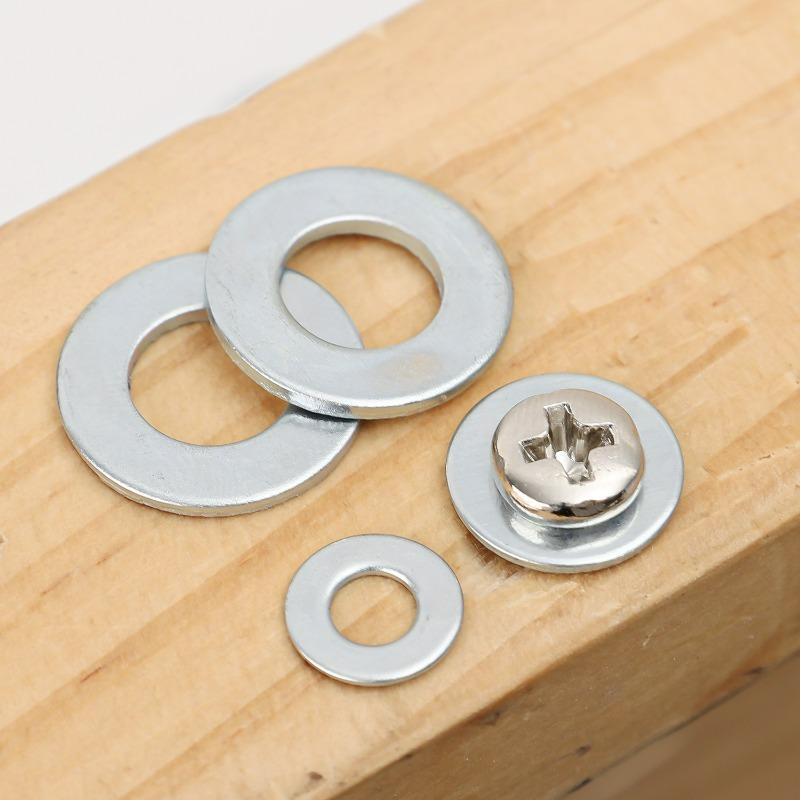1-5box O-ring Fasteners Washers Stainless Steel Flat Gasket Home Screw Bolts Assorted Kit Accessories M2 M2.5 M3 M4 M5 M6 M8 M10