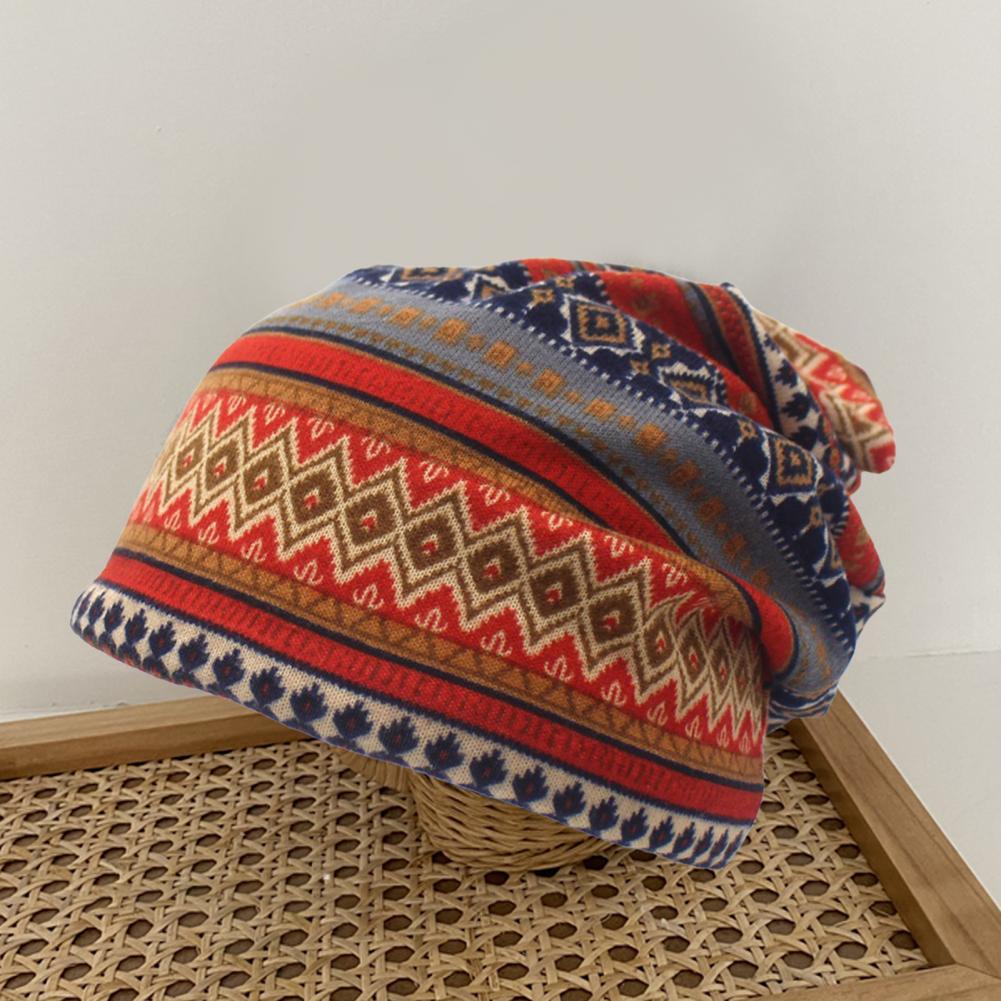 Hohe Elastizität Schicke Randlose Skullies Beanie Nackenschutz Herren Damen Hut Stricken für Outdoor