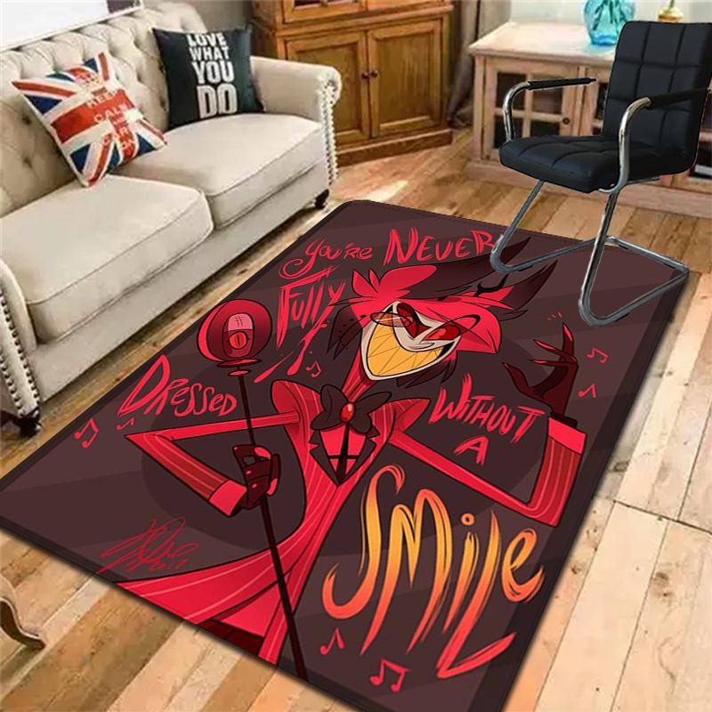 Hazbin Hotel Rug Floor Mat for Living Room or Bedroom Soft and Comfortable Carpet a Gift for Birthday and Holiday.NFF0928350