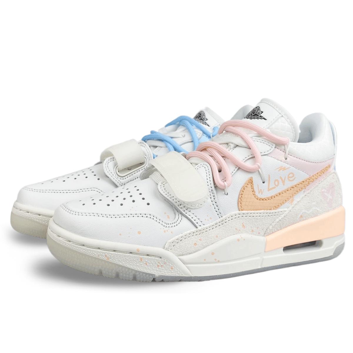 

Jordan Legacy 312 Low WMNS CNY Slip Resistant Abrasion Resistant Mid top Vintage Basketball Shoes Unisex White HF3182-100(Team76-) 40