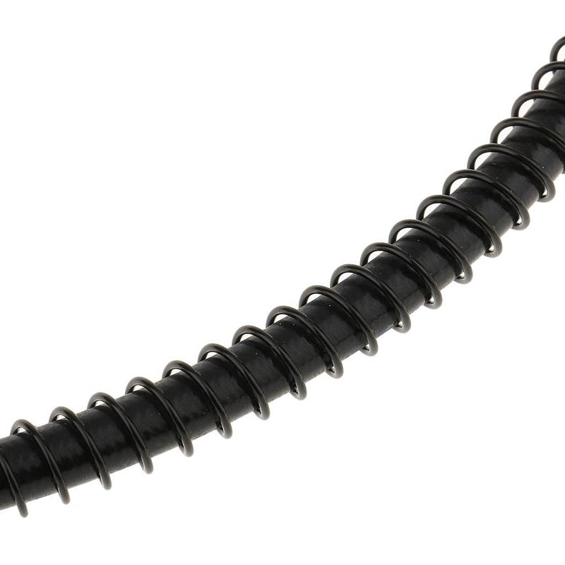 Tubo Freno Frizione Moto Universale 60cm Metallo Gomma Tubo Olio per Sistema Frenante Idraulico Moto