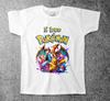 Pokemon Pikachu 009 Childrens/Kids Adult T Shirts/t-shirts