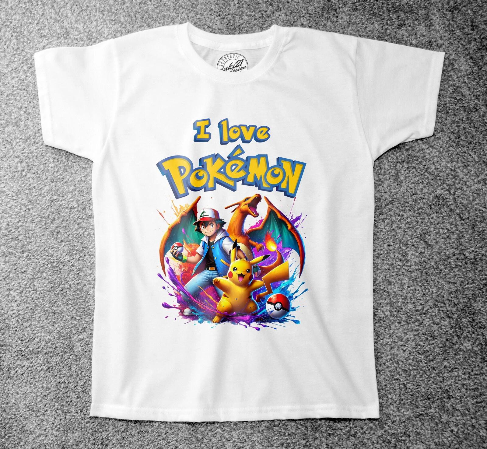 

Pokemon Pikachu 009 Childrens/Kids Adult t shirts/t-shirts 100