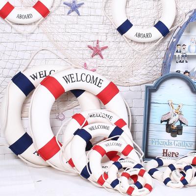 Willkommen an Bord, Stoff-Rettungsring, Marine-Akzent, nautisches Dekor, neue Rettungsring-Dekoration