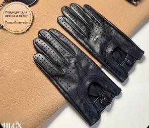 Leather Gloves Non-Slip Breathable Outdoor Leather Gloves Cycling Retro First Layer Lambskin First Layer Lambskin