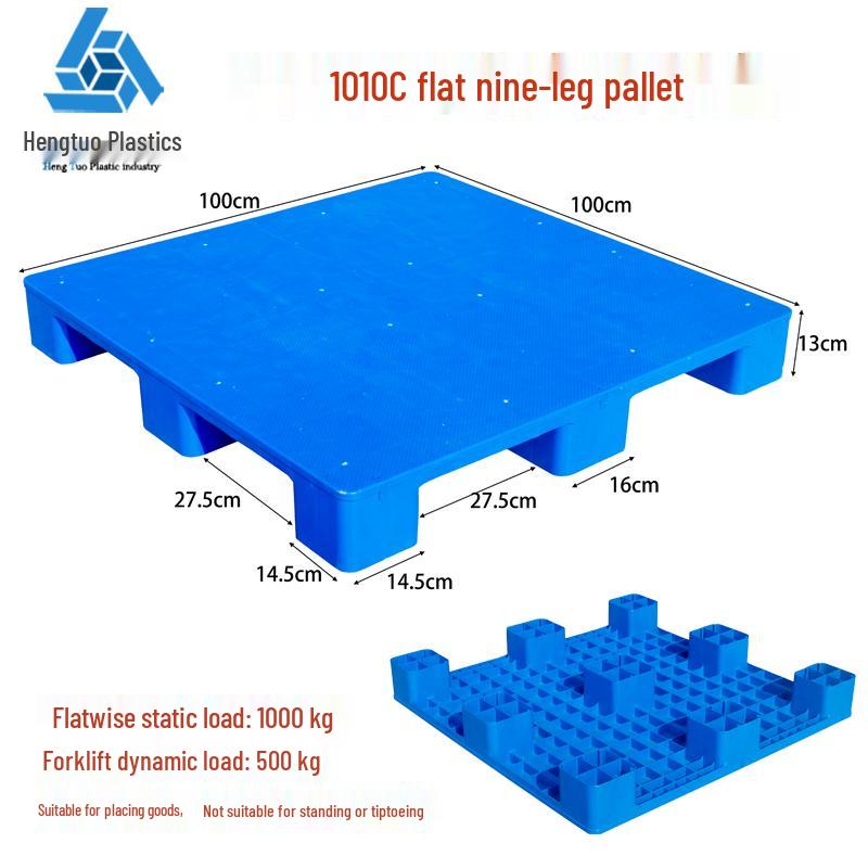 Moisture-Proof Interlocking Plastic Pallet Tray for Warehouse Storage