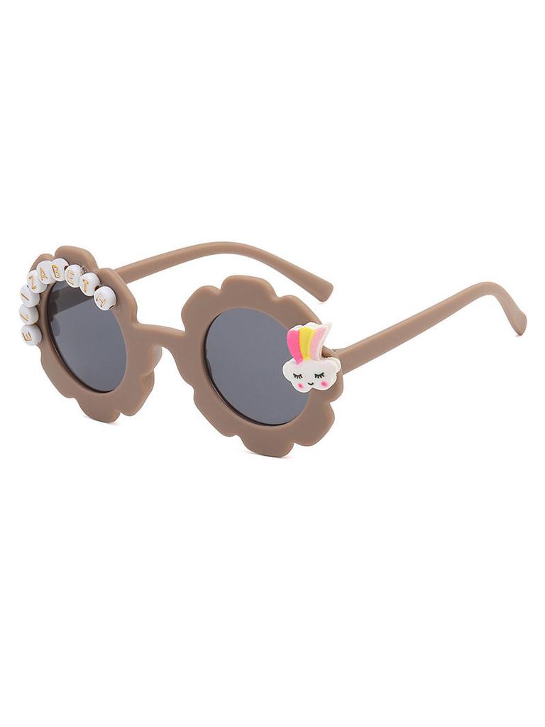 2026 Adorable Bunny Flower Kids ELIZABETH Sunglasses Matte Toddler Cute Summer Vacation Eyewear Outdoor Sun Glasses KJ265