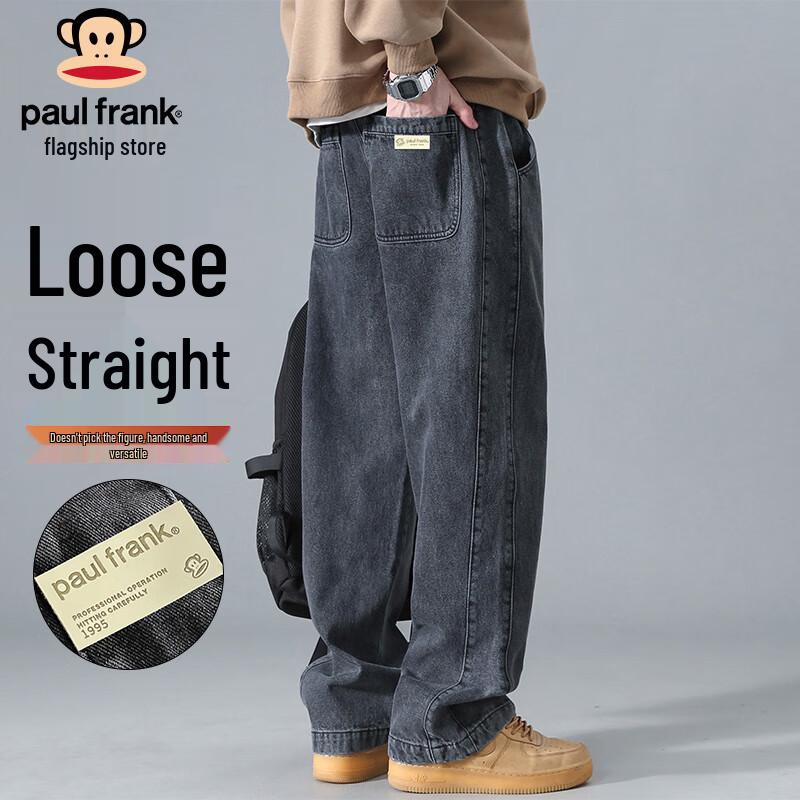 

Мужские джинсы Paul Frank в американском ретро стиле, свободного прямого кроя L