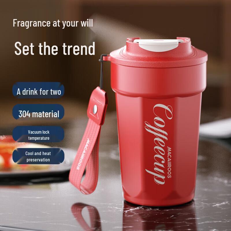 Macaiiroos 304 Stainless Steel Insulated Coffee Mug