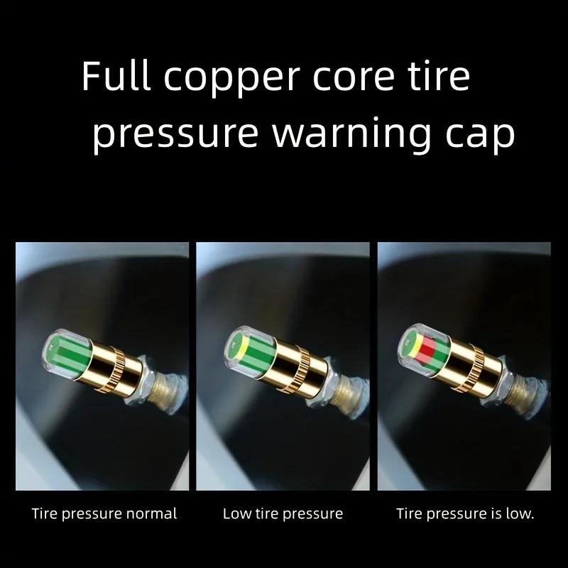 Car Tyre Valve Covers Valve Covers Tire Pressure Monitoring Gas Detection Alarms
