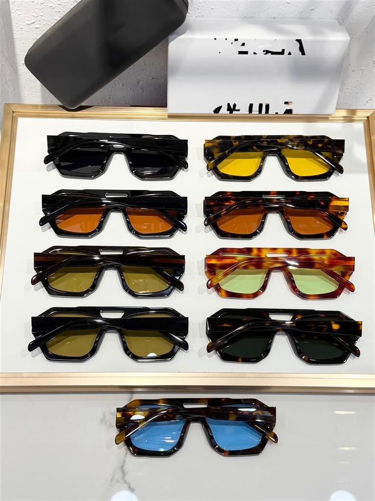 RIVER Handmade Square Sunglasses for Men & Women - Fashionable, Versatile Sun Protection for Vacation & Parties