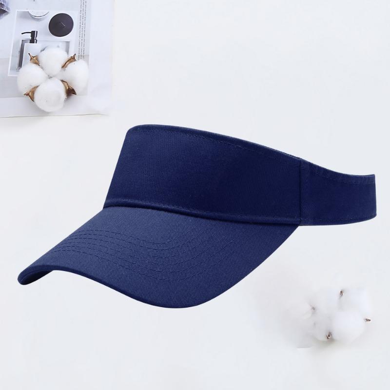 Hat female spring summer sun protection empty top hat embroidery sports outdoor outing visor cap cap male