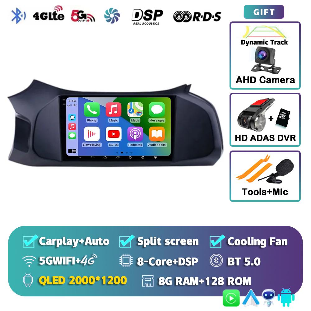 Android 14 CarPlay Car Radio For Chevrolet Onix 2012-2014 2015 2016 2016- 2019 GPS 2din Multimedia Video Player 2 Din Stereo 4G