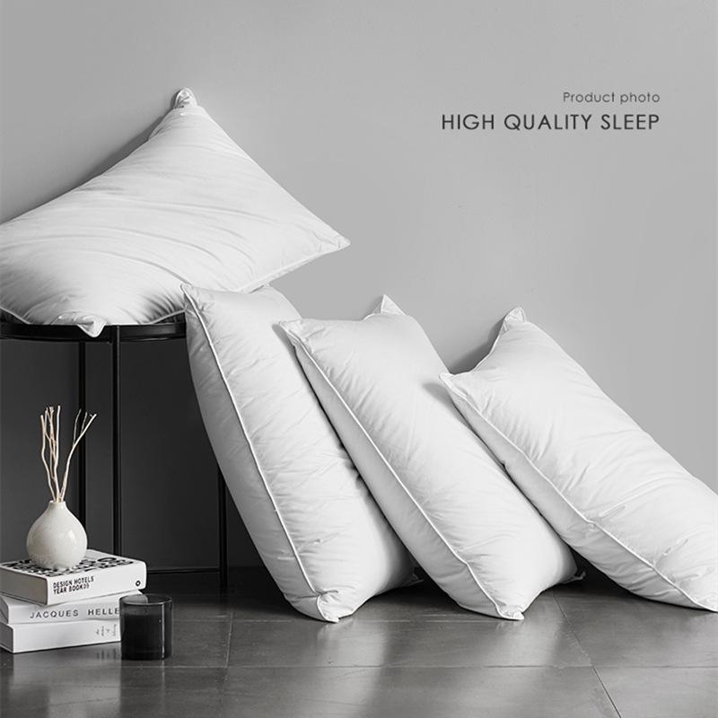 High-Elastic Hotel Pillow with Cervical Support and Down-Like Fiber Filling