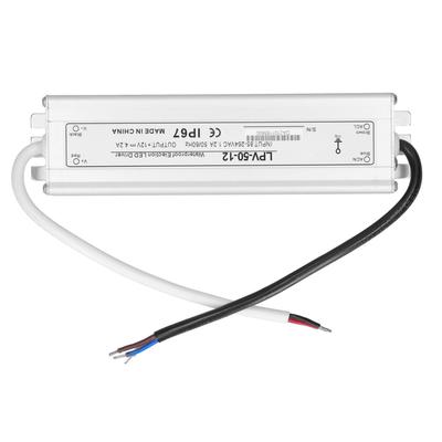 BERM LED Driver Electronic 50W Waterproof Power Supply Transformer Adapter LPV‑50‑12 DC12V