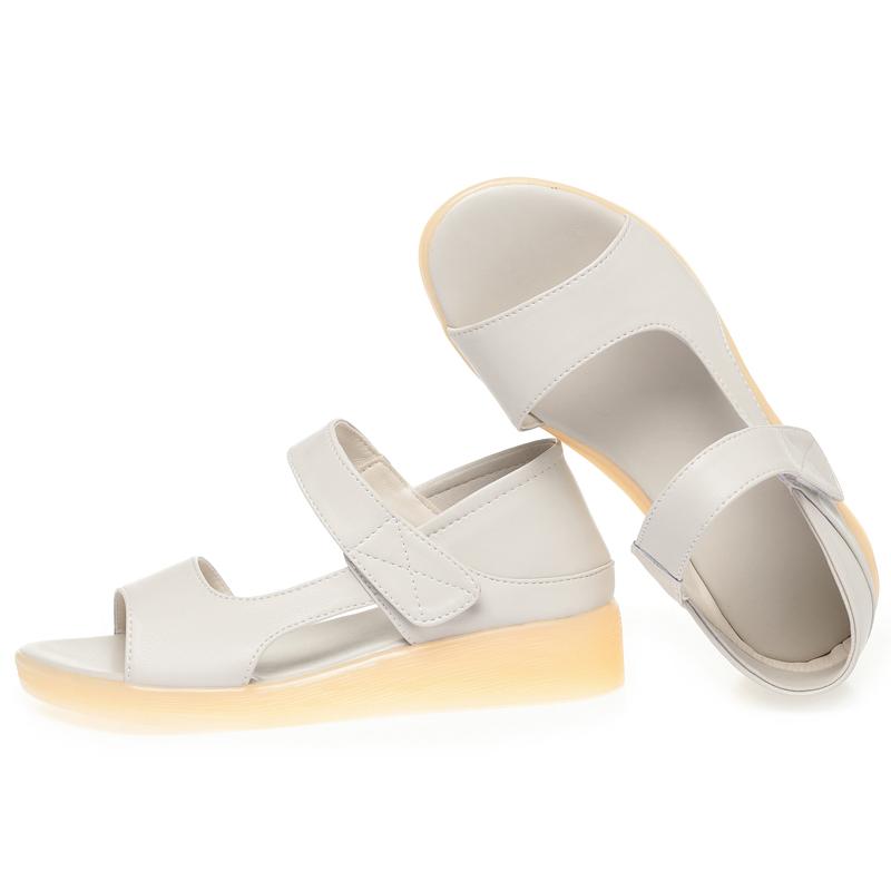Fashion AIYUQI Women's Sandals Flat 2025 New Non-slip Roman Sandals Female Summer Large Size Mom Shoes