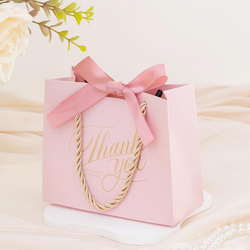 Cross-Border Wedding Favor Gift Bag - Creative Fresh White Candy Box Packaging