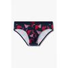Men S 3d Eagle Pattern Poly Brief  0815311044 