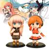 Entzückendes Pvc Anime Sänger Figuren Set Perfekt für Sammler Niedliche Cartoon Spielzeuge