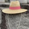 2023 New Handmade Summer Hats for Women Wide Brim Panama Sun Hats Ribbon Band Straw Fedora Hat Kentucky Derby Holiday Beach Hat
