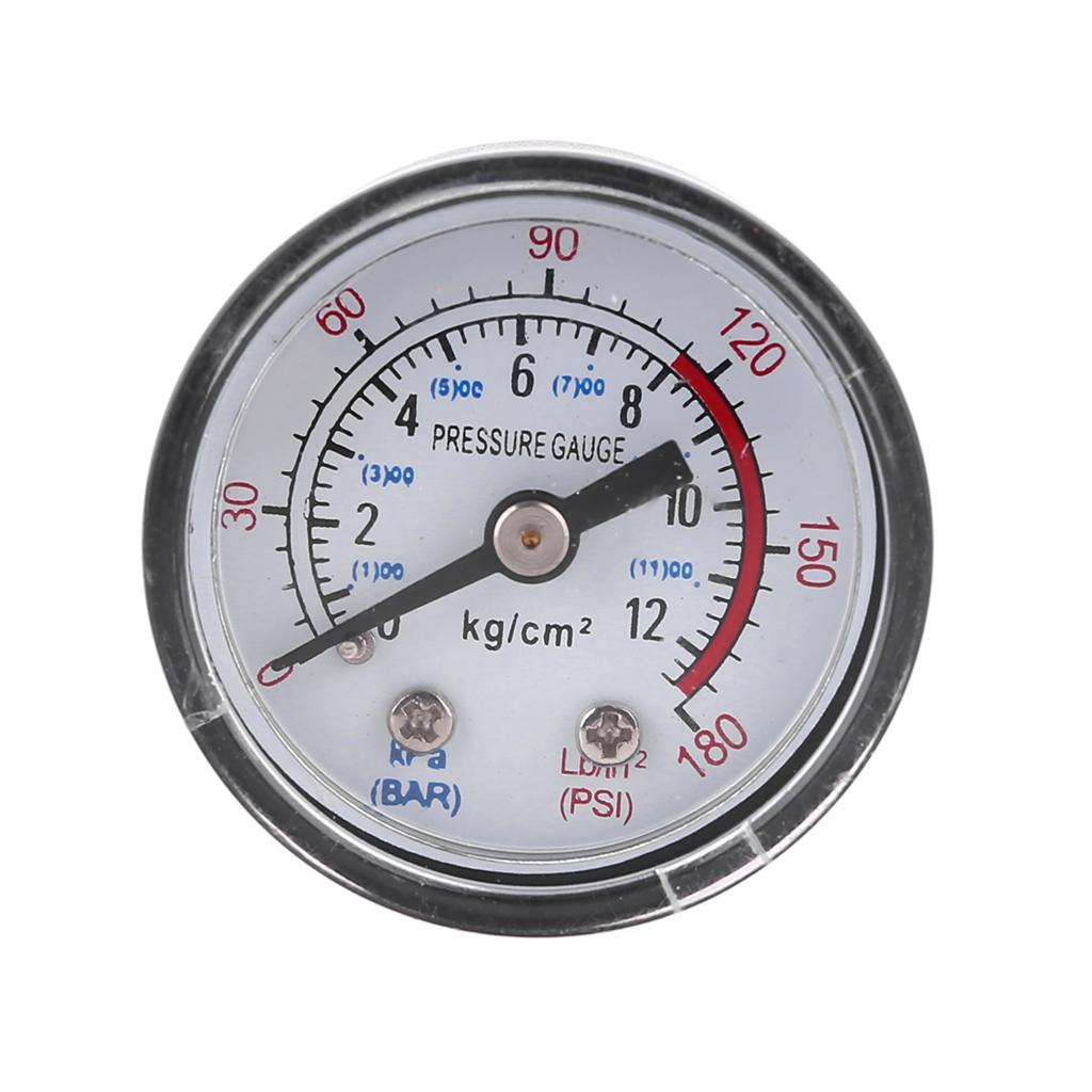 Pressure Regulator Switch Control for Valve Gauge with Quick Connector 0-180 PSI