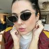 Sexy Cat Eye Sunglasses Women Vintage Triangle Metal Sun Glasses Punk Fashion Party Gafas De Sol