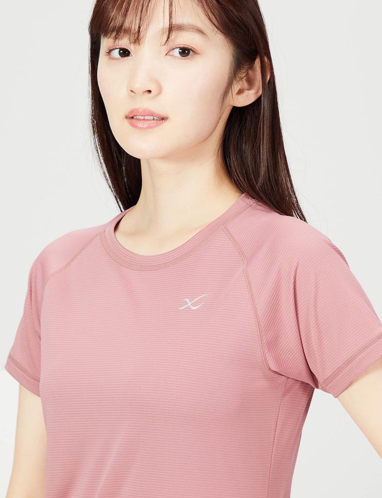 Short Sleeve DLY695 RP UV Protection CW-X/Wacoal Women's T-Shirt, S, Moisture-Wicking, Quick-Drying,