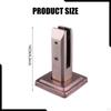 Floor Clamp 10-13 Mm Thick with Screw Square Pool Fence Spigot Glass Spigots for Staircase Balcony