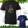 Guitar Tree Christmas TShirt Electrical Guitar Lovers Musicians Xmas Gift Top