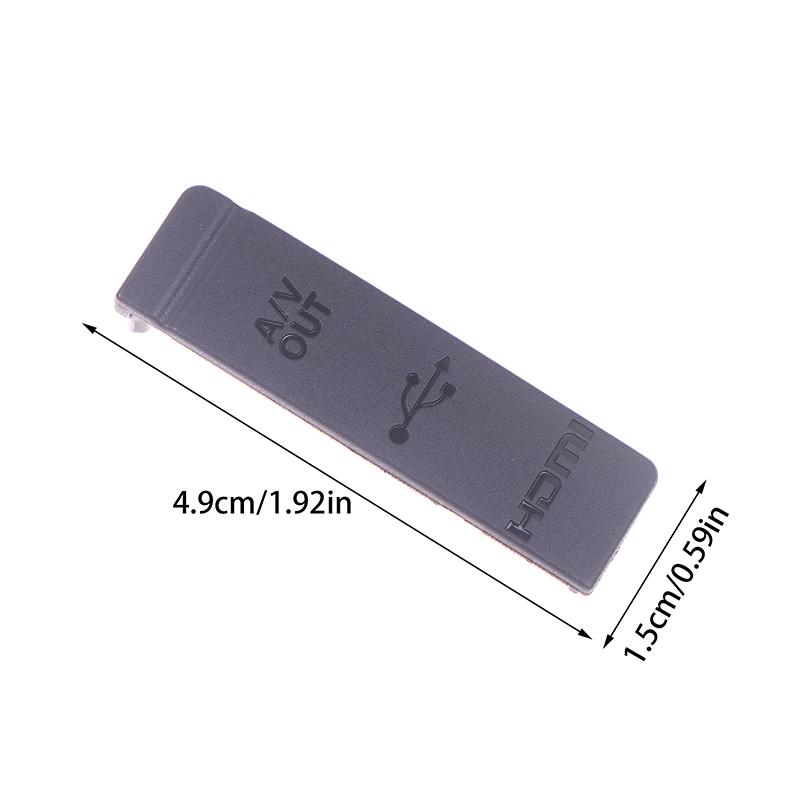 2Pcs New Usb Rubber Lid Door Hdmi-Compatible Mic Cap Interface Cover For Eos 5D Mark Ii 5Dii 5D2 Digital Camera Repair Part