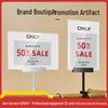 Retail Promotional Sign Holder: Display Stand for Special Offers and Price Tags