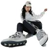 Kappa Fatty Sneakers Bread Shoes Label Skate Shoes Cute Casual Sports Low Top Unisex Sneakers White Gray K0DZ5CS01D-133