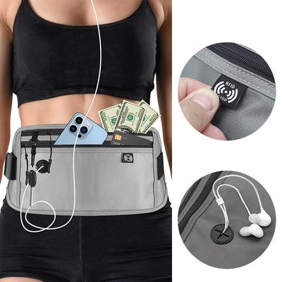 "Large Capacity Multifunctional Sports Waist Bag for Running, Cycling, Fitness - Holds Keys and Mobile Phone"