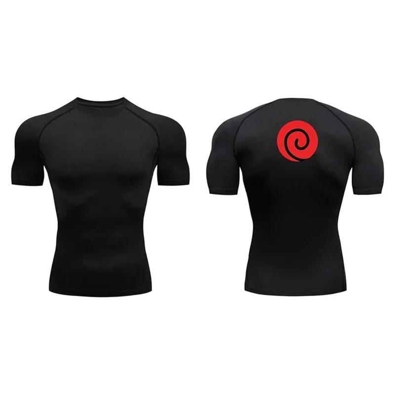 

Men s Compression T-shirt Running Quick Drying Sports High-Elasticity Fitness Gym Training Muscle Adjustment Tight Fit Clothing M