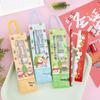 Christmas Pencil Set for Elementary Students: 5-Piece Handbag Gift Box for Kindergarten Birthday Party Favors