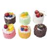 Soft Cake Squeeze Toy Cartoon Refrigerator Magnets New Mochi Squish Foam Toy  For Stress Relief