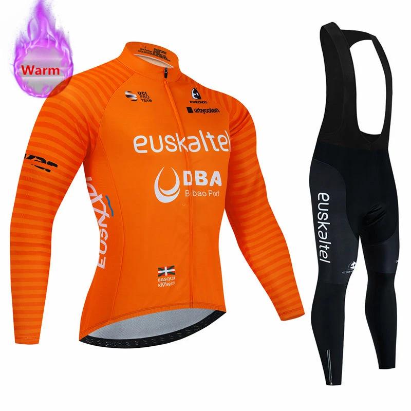 2026 Team Winter Thermal Fleece Cycling Jersey Set Racing Bike Suit Mountian Bicycle Clothing Ropa Maillot Ciclismo Hombre