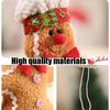 Christmas Tree Decorations Gingerbread Man Doll Pendants Christmas Tree Ornament Small Plush Doll Hanging New Year Gift Decor